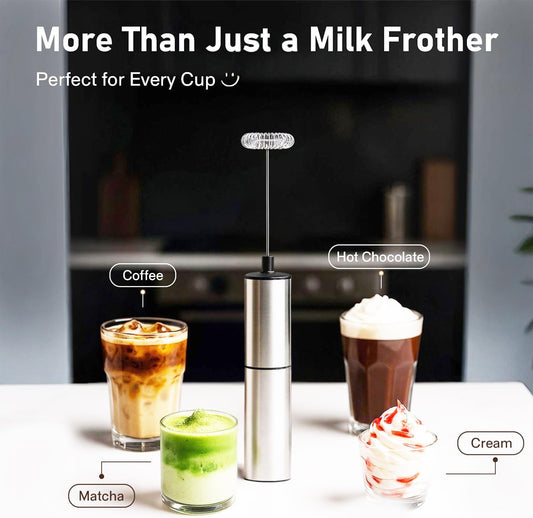 Premium Stainless Steel Electric Milk Frother