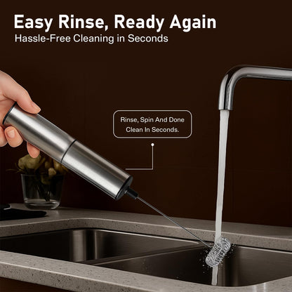 Premium Stainless Steel Electric Milk Frother